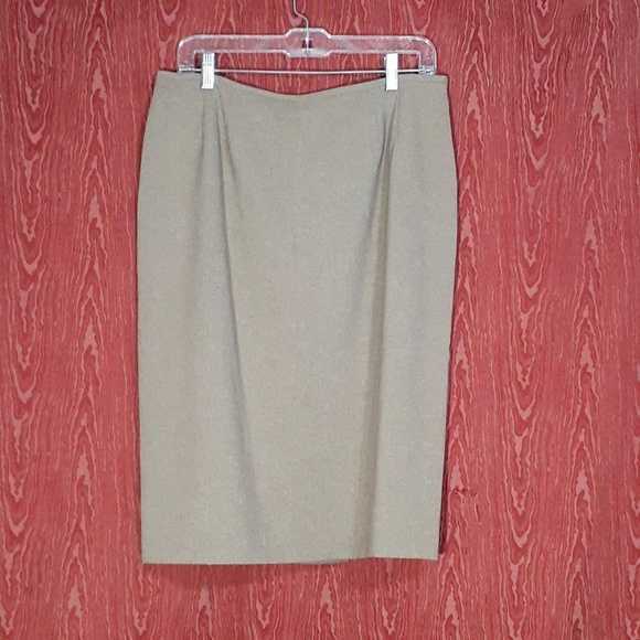 LE SUIT 2 Piece Skirt Suit Women’s Size 14 Brown - Picture 4 of 13